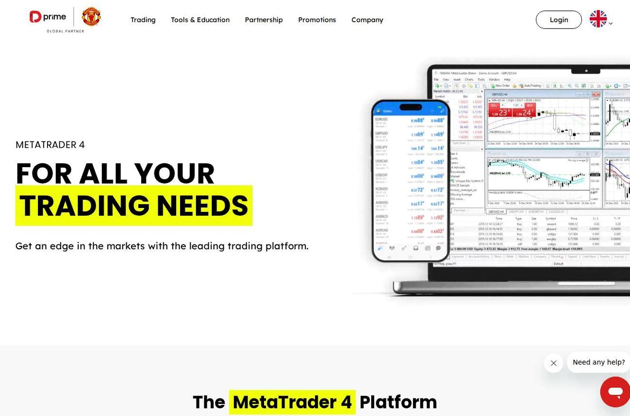 The platform page on the Doo Prime website